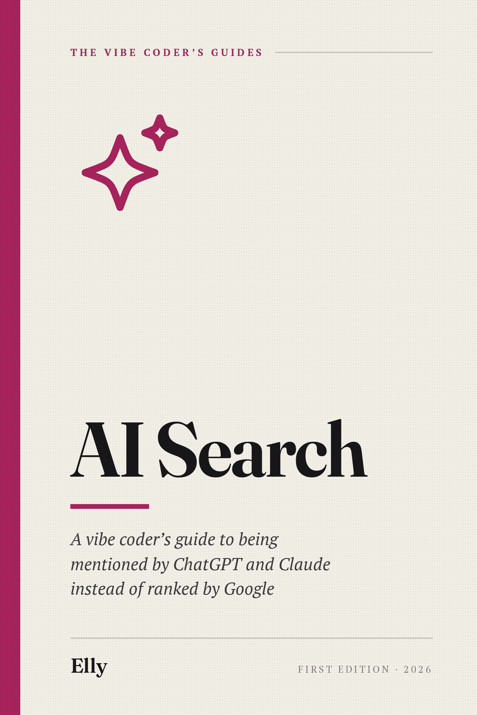 Cover of AI Search, a vibe coder's guide