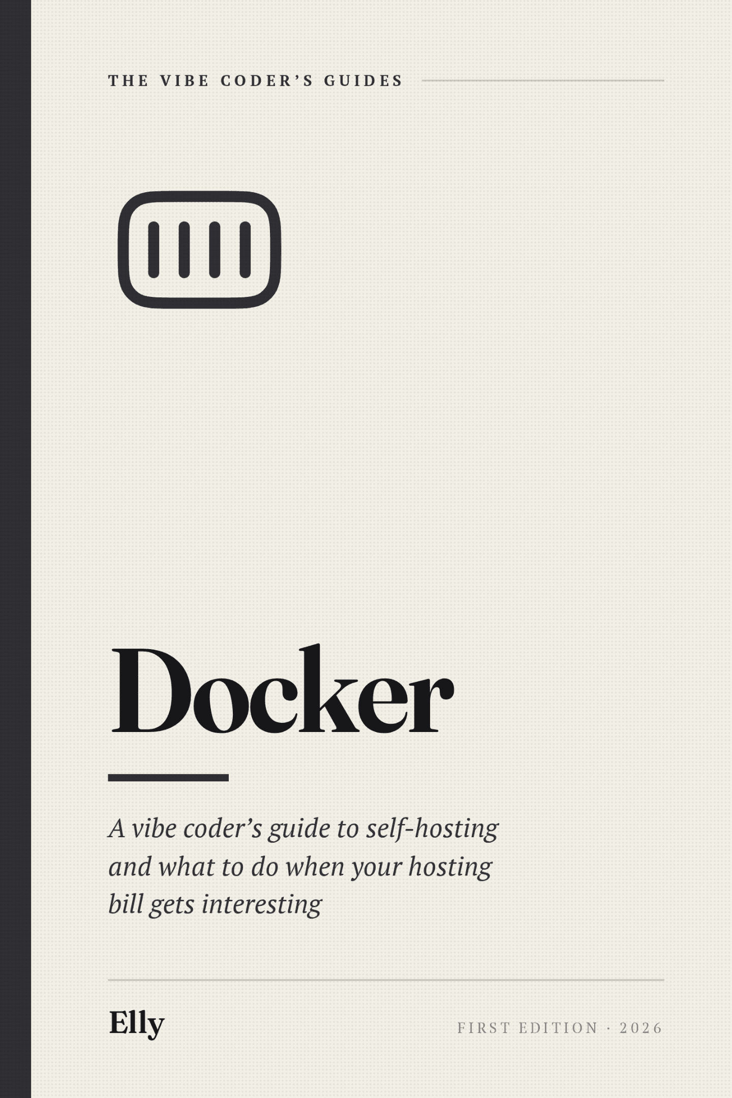 Cover of Docker, a vibe coder's guide