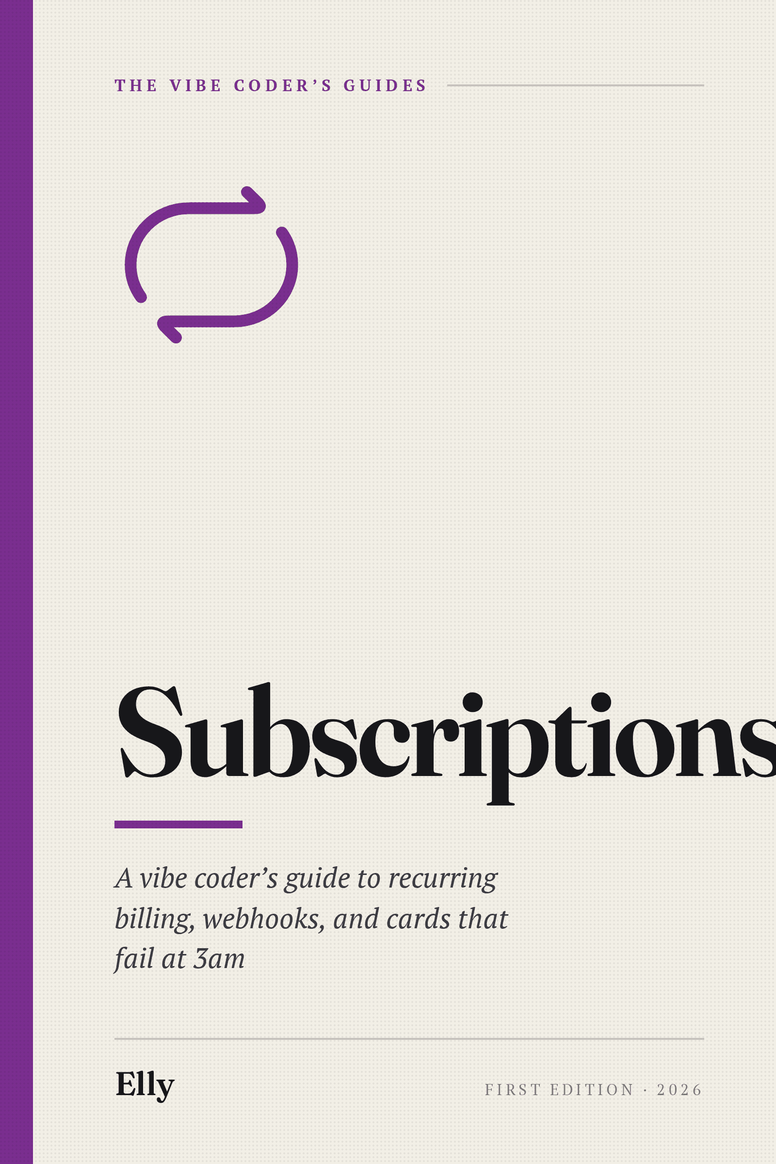 Cover of Subscriptions, a vibe coder's guide